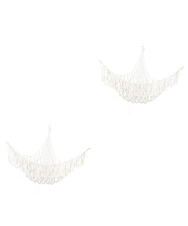 Fomiyes 2st stand for yoga balls soft toy hammock children's toy toys hammock made of woven network toy organizer Bohemia animal network toy basket yoga ball
