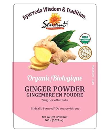 Organic Ginger Powder NPN 80090906/ Traditional Spice with Digestive Benefits/ 100g