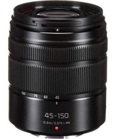 Panasonic LUMIX G VARIO 45-150mm F4.0-5.6 ASPH Lens with Optical Stabilizer | Micro Four Thirds Mount | H-FS45150AK (USA Black) - Buy Online on GoSupps.com
