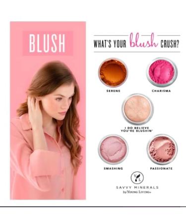 Savvy Minerals Natural Luster Blush Vegan Smashing 0.04 oz - 1 Pack - Buy Online on GoSupps.com