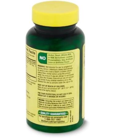 Spring Valley Echinacea Goldenseal Blend Dietary Supplement 900 mg 75 Vegetarian Capsules + Dri Store Sticker. - Buy Online on GoSupps.com
