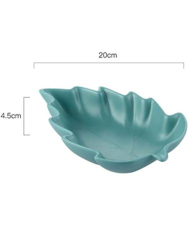 Fruit TrayCeramic Leaf-Shaped Western Plate Kitchen Tableware Irregular Dessert Plate Household Fruit Storage Plate Kitchenware (Color : Black) - Buy Online on GoSupps.com