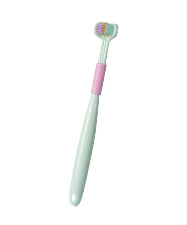 Toothbrush travel toothbrush with 3 bristles for the complete care of teeth and gums Great angled bristles cleaned tooth travel toothbrush with soft bristles