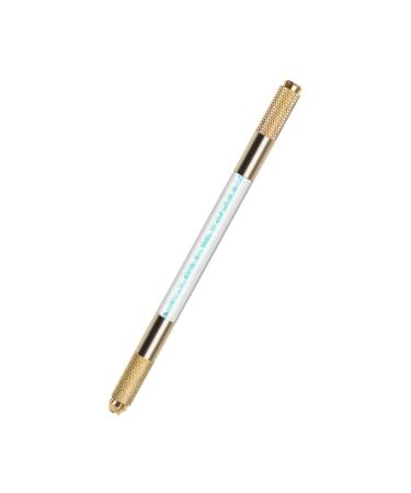 Angoily Embroidery Pencil Eyebrow Pencil Makeup Pen Double Head 1 count (Pack of 1) Blue