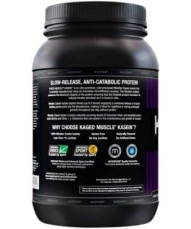 Kaged Muscle Kasein Protein Powder - Chocolate Shake, 25 Servings - Buy Online on GoSupps.com