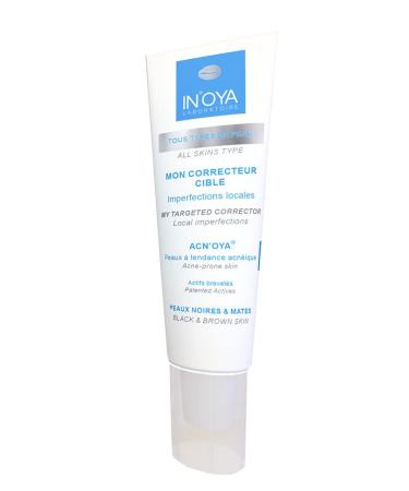 ACN OYA My Targeted Corrector - Black and Matte Skin - Anti-Spot Cream for Face Back and Body - Face Care Against Acne in 15 Days - 15 ml