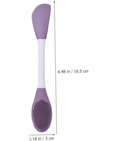 Ipetboom Silicone Cleansing Brush Wash Brush Silicone Applicator Cleanser Brush Clay Applicator Scrubbers Applier Dual Sided Applicator Plastic The Detergent - Buy Online on GoSupps.com