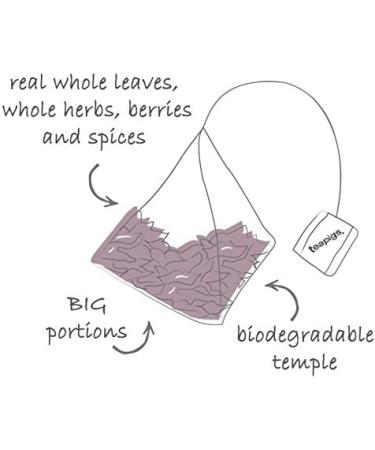 Teapigs Organic Honey Bush and Rooibos Tea 15 Teabags (Pack of 2 Total 30 Teabags) - Buy Online on GoSupps.com