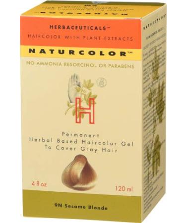 naturcolor Haircolor - Sesame Blonde Hair Dye  4 Fl Oz (9N) 9N - Sesame Blonde 4 Fl Oz (Pack of 1)