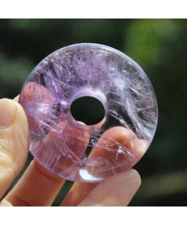 5216mm Amethyst Quartz Natural Crystal Circle Carved74g ningxiao - Buy Online on GoSupps.com
