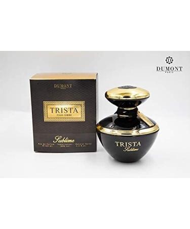 Dumont TRISTA SUBLIME POUR FEMME - 3.4oz - Perfume for Women - Floral Feminine Woody Musk & Romantic Scent - Long Lasting Cologne Mist & Body Spray - for Her - Buy Online on GoSupps.com
