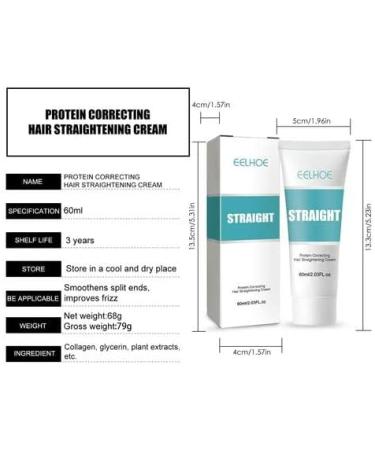 Hair Smoothing Cream Anti-Frizz and Nourishing Smoothing Cream Hair Cream Repairs Moisturizes Protects Smoothing Cream for Colored Dry Damaged and Frizzy Hair - Buy Online on GoSupps.com