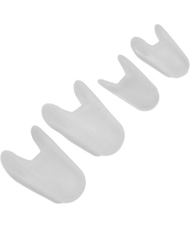 Silicone Toe Corrector for Pain Relief and Big Toe Alignment - Skin Friendly Overlapping Toe Separator for Home and Travel - Buy Online on GoSupps.com