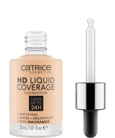 Catrice HD Liquid Coverage Foundation - Waterproof Makeup with Pipette 3x30ml (No. 005 Ivory Beige) - International Shipping Available - Buy Online on GoSupps.com