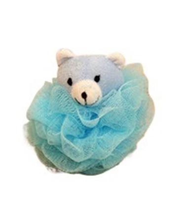 Bath Sponges for Adults Bath Sponge Mesh Pouf Bath Sponge Foam Loofah Sponge (Color : Blue)