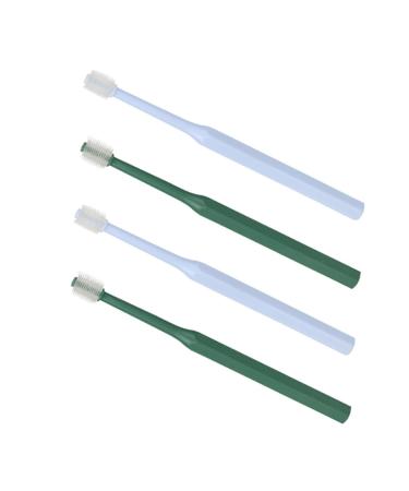 SEWOART 4pcs Toothbrush Plaque off Cats Cat Toothpaste and Brush Kit Kitten Supplies Pet Accessory Plastic