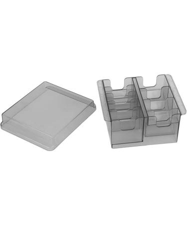 Haircutting Limit Comb Storage Box Transparent Grey Plastic Hair Clipper Guide Combs Accessories Holder - Buy Online on GoSupps.com