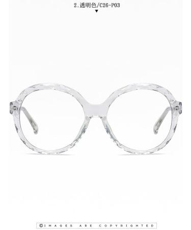 SERONI Blue Light Blocking Glasses for Women & Men - TR90 Round Frame Anti-UV Clear Lens 54mm for Computer & Reading - Buy Online on GoSupps.com