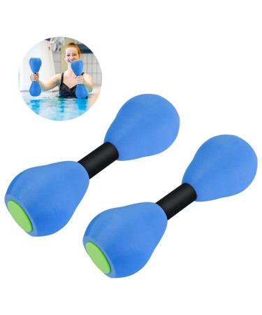 ActionEliters 2PCS Aquatic Dumbbells, Foam Water Weights Aerobic Exercise Fitness Equipment Dumbbells Pool Resistance Swimming Training for Adults, Kids, Men, Women Weight Loss