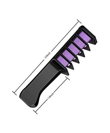 13 Colors Hair Chalk Comb for Girls - Non-Toxic Temporary Hair Dye for Kids Birthday Halloween Cosplay Party - Ages 4-10+ - Great DIY Hair Color At Home - Buy Online on GoSupps.com