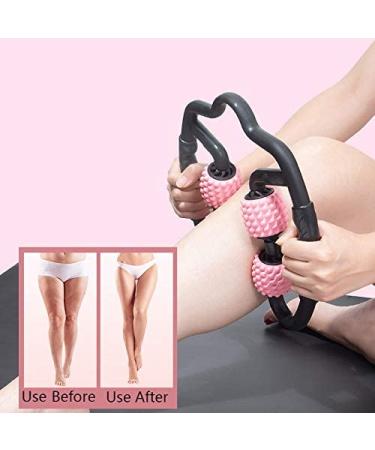 Cellulite Massager Roller for Legs, Calf, Thigh, Neck, Arm - Deep Tissue Foam Roller for Muscle Pain Relief - Blue/Black - Buy Online on GoSupps.com