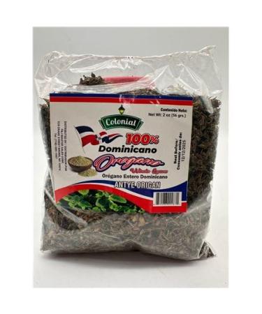 Dominican Oregano Colonial Whole Leaves 2oz bag - Pack of 1