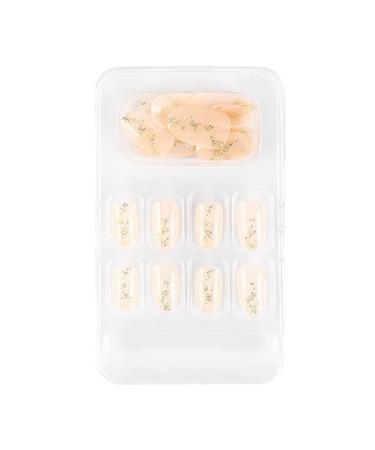 dijiusidy False Nail Fashionable Various Shapes Fingernail Full Coverage Strong Viscosity Adjustable Paster for Manicure Art 30 F741 30 1 count (Pack of 1)