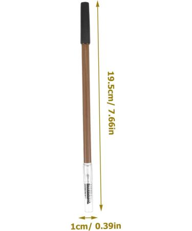 Mikinona Portable Eyebrow Non-smudging Home Women Makeup Wood Pencil Wooden for 1 count (Pack of 1) Coffee - Buy Online on GoSupps.com