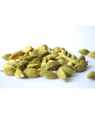 Sanskriti Spices Whole Green Large Cardamom Pods | Premium Quality | 200g | Vegan & Vegetarian | No Artificial Flavors or Preservatives | Handpicked & Fresh - Buy Online on GoSupps.com