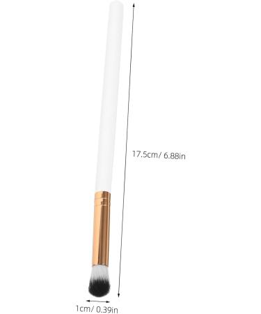 IWOWHERO 10pcs Makeup Brush Eyeshadow Brush for Women Contouring Brush Eye for Makeup Wooden Handle White - Buy Online on GoSupps.com