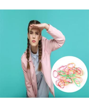Pack of 30 Mini Elastic Hair Ties for Fine Hair Multi-Colored Small Hair Ties for Girls & Babies - Buy Online on GoSupps.com