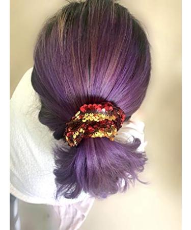 Sequin Mermaid Thick Hair Band - Elastic Girl Pill Head Decorations for Curly Hair (6 Colors) - Buy Online on GoSupps.com