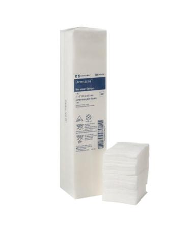 Covidien 441400 Dermacea Non-Woven Sponges Non-Sterile 4-Ply 2" x 2" Size (Pack of 800)
