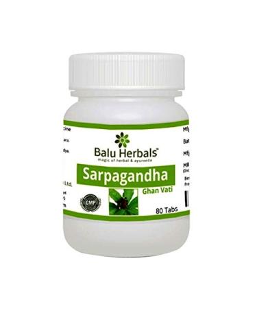 Balu Herbals Sarpagandha Ghan Vati X 2 Pcs