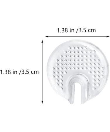 KALLORY Clear Sandals - 4 Pairs Anti-Slip Clip Thong Protectors | Comfortable Gel Toe Separators & Sole Pads for Flip-Flops - Buy Online on GoSupps.com