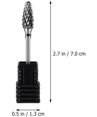 SOLUSTRE Nail Polisher Manicure Grinding Tools Multi-functional Nail Bits Portable Drill Pro Tools Nail Polish Heads Nail Supplies Nail Tools Miss Tungsten Steel Alloy Nail Drill Pedicure - Buy Online on GoSupps.com