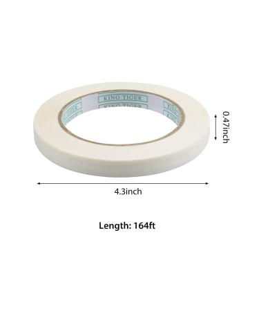 Fantasyon White Art Tape - Removable Masking Tape for Artists & Framing - 164FT Long - 1/2 Inch Width - Buy Online on GoSupps.com