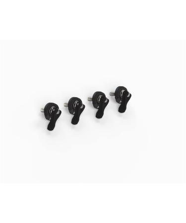 Ronix M6 Toggle Bolt Baseless Wakeboard Boot Hardware (Set of 4) Black