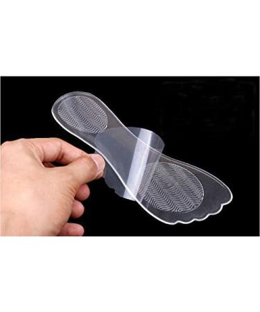 1Pair Silicone Gel Non Slip High Heel Shoe Pads - Clear | Metatarsal Cushion Inserts for Women, Lady, Girls - Pain Relief - Buy Online on GoSupps.com