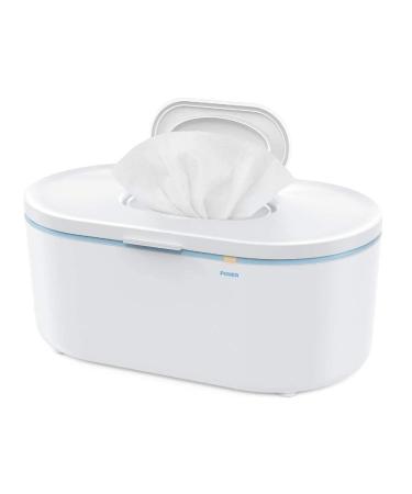 Baby Wipe Warmer, Kisdream Wipe Warmer, Baby Wet Wipes Dispenser and Diaper Wipe Warmer with Soft Lighting, Large Capacity, Evenly and Quickly Overall Heating, Super Silent