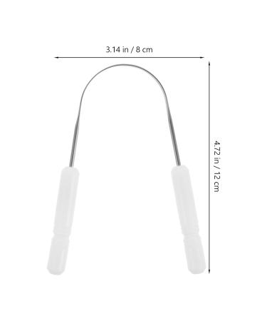 Beavorty Tongue Scrapers - Stainless Steel Tongue Brushes for Bad Breath Reduction | Oral Hygiene Beauty Tool for a Fresher Mouth - Buy Online on GoSupps.com