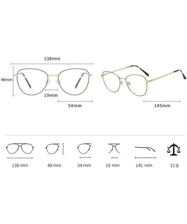 Fuqinqingoz Retro Oval Reading Glasses - Anti-Blue Light Ultralight Computer Readers (+300 C2) - Stylish Eye Protection for All - Buy Online on GoSupps.com