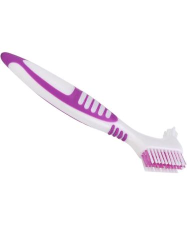 Premium 2-Piece Denture Brush Set for Travel - Ideal Denture Toothbrush for Home & On-the-Go - Buy Online on GoSupps.com