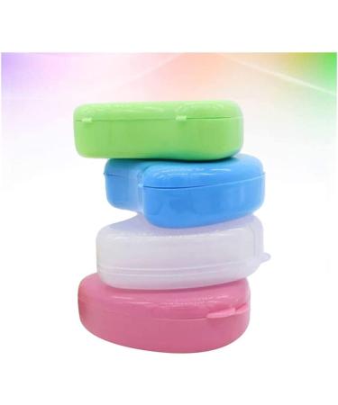 Buy FARUTA 4x Denture Bath Box with Ventilation Holes | Storage for False Teeth | Perfect for Travel | Random Color Options Available - Buy Online on GoSupps.com