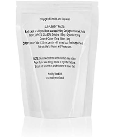 Conjugated Linoleic Acid CLA 80% x 60 Soft Capsules Health Food Supplements Nutrients HEALTHY MOOD UK Quality Nutrients - Buy Online on GoSupps.com