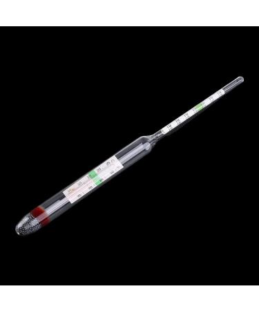 Glass Aquarium Hydrometer with Built-in Thermometer Marine Floating Salt Water Salinity Tester Range 1.000-1.060 7.87inch for Aquarium Plants