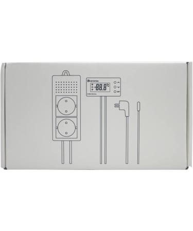 KetoTek KT4000 Digital Thermostat Socket 230V - Waterproof Sensor for Aquarium & Greenhouse Heating/Cooling - Buy Online on GoSupps.com