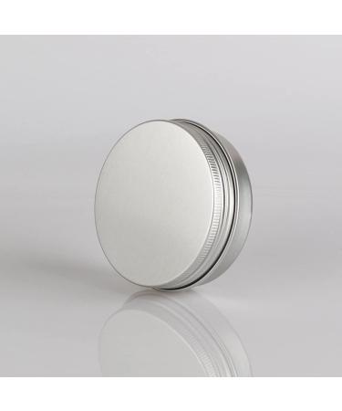 Buy Zeoabsy 10-Pack 60ml Aluminum Tins - Silver Screw Cap Containers for Cosmetics Candles & Ointments | Includes Spatulas & Etiquette - Buy Online on GoSupps.com