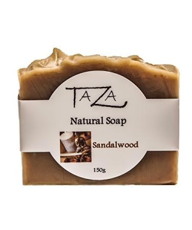 Taza Premium Sandalwood Natural Soap (Pack of 3) - Radiant Skin Coconut & Olive Oils Shea Butter 5.3 oz each - Buy Online on GoSupps.com