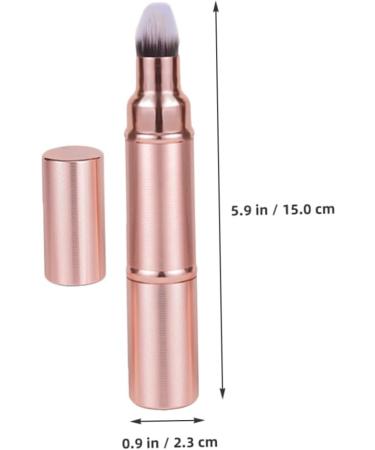 Beavorty Double-ended Makeup Brush Cosmetic Powder Brush Concealer Brush Makeup Blending Brush Makeup Sponge Powder Blush Brush Women Makeup Tool Rose Gold Travel Artificial Fiber Paint - Buy Online on GoSupps.com